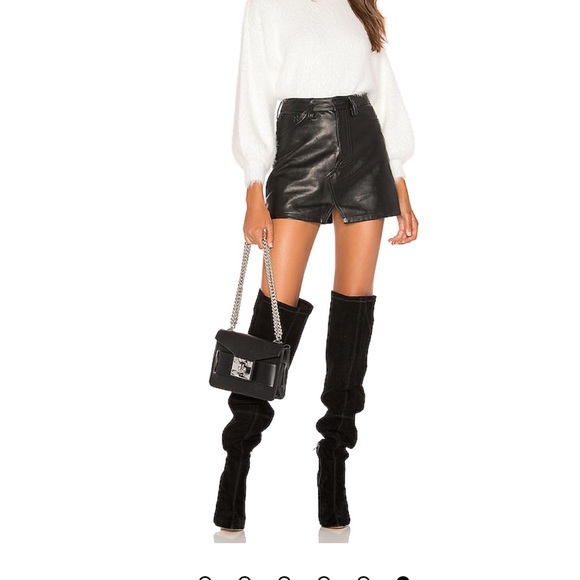 Raye: Rodeo Boot (OVER THE KNEE) black suede - Picture 6 of 13